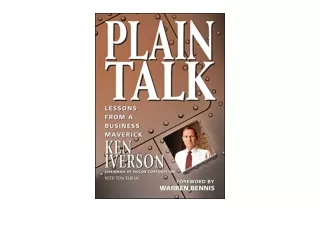 Download Plain Talk Lessons from a Business Maverick full
