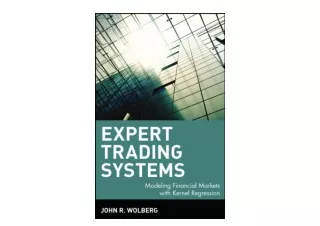 Download PDF Expert Trading Systems Modeling Financial Markets with Kernel Regre