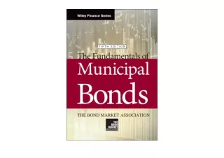 Ebook download The Fundamentals of Municipal Bonds 5th Edition unlimited