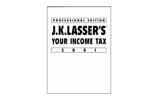Ebook download Lasser s Your Income Taxes 2001 Professional Edition for android