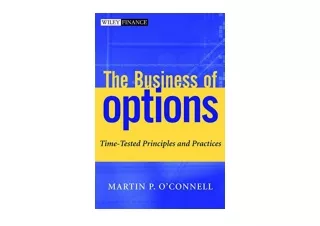 Download The Business of Options Time Tested Principles and Practices full