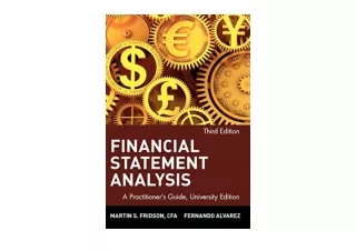 Download PDF Financial Statement Analysis 3e for android