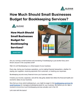 how much should small businesses budget