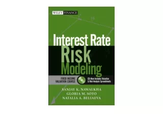 Download PDF Interest Rate Risk Modeling The Fixed Income Valuation Course unlim