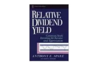 Download PDF Relative Dividend Yield Common Stock Investing for Income and Appre