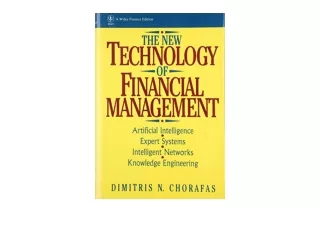 Ebook download The New Technology of Financial Management Wiley Finance  free ac