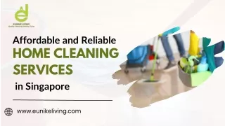 Affordable and Reliable Home Cleaning Services in Singapore