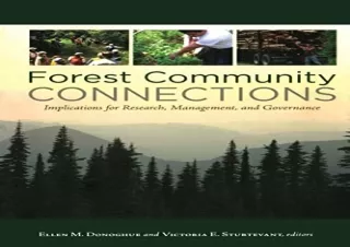 GET (️PDF️) DOWNLOAD Forest Community Connections: Implications for Research, Management, and Governance (Resources for