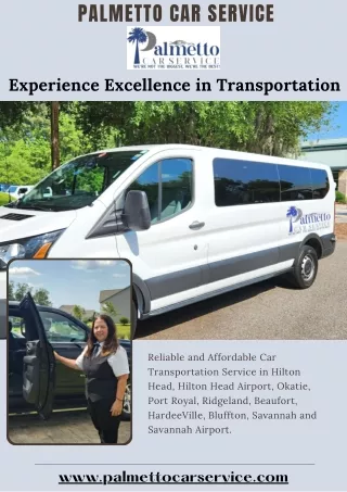 Savannah Airport Shuttle – Palmetto Car Service