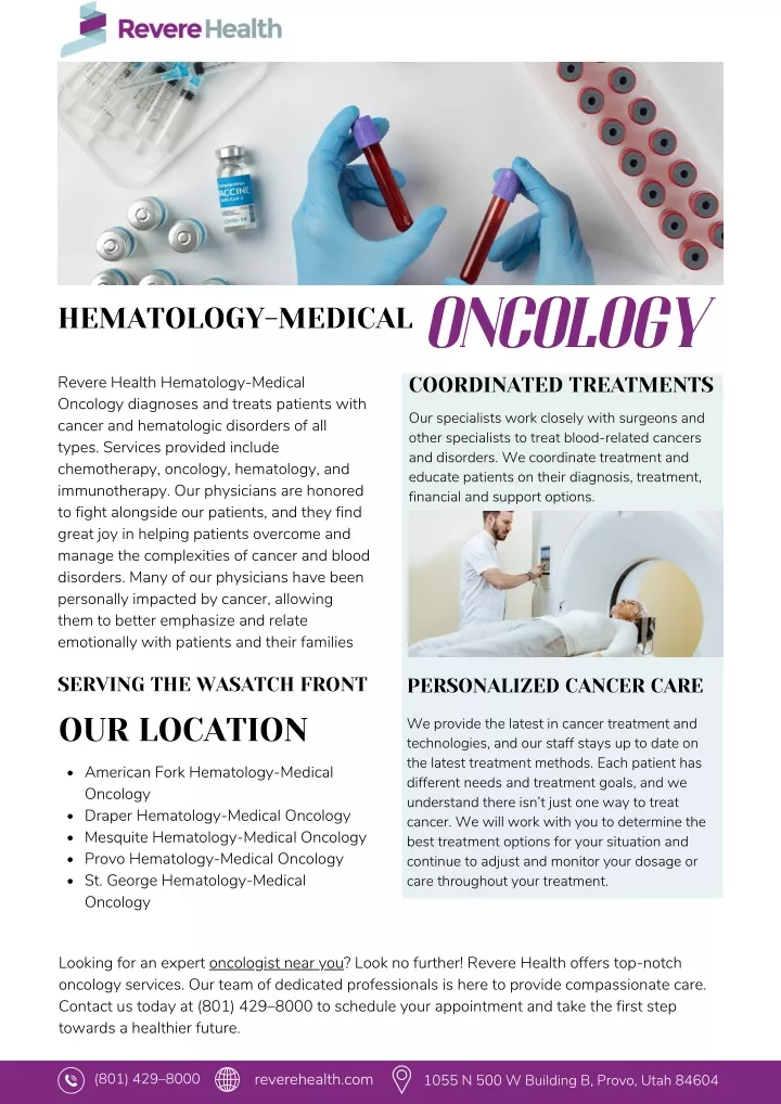 hematology medical oncology