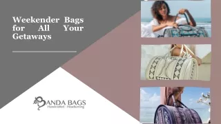 _Weekender Bags for All Your Getaways