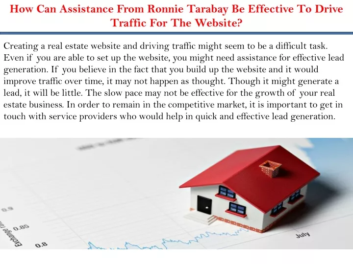 how can assistance from ronnie tarabay