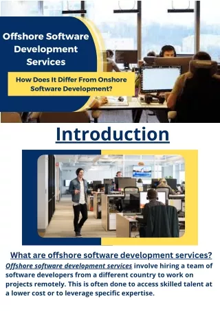 Offshore Software Development Services