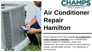 Air Conditioner Repair By HVAC Champs