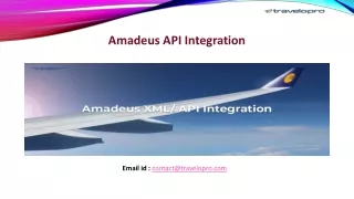 amadeus api integration