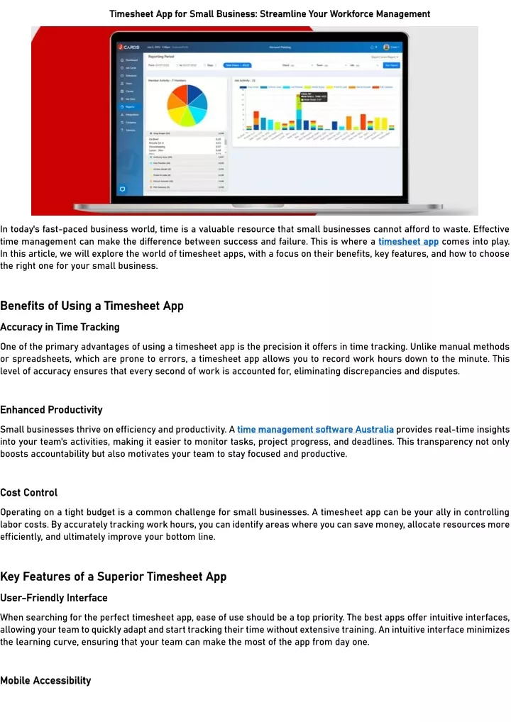 timesheet app for small business streamline your