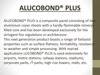 ALUCOBOND® PLUS