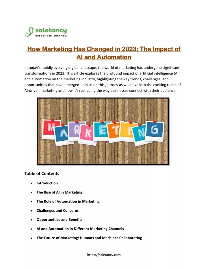 how marketing has changed in 2023 the impact