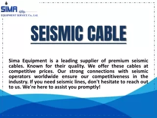 SEISMIC CABLE