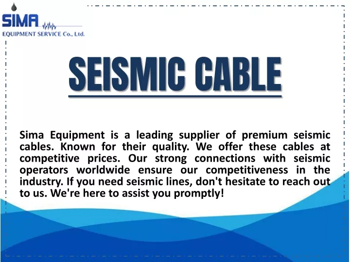 seismic cable