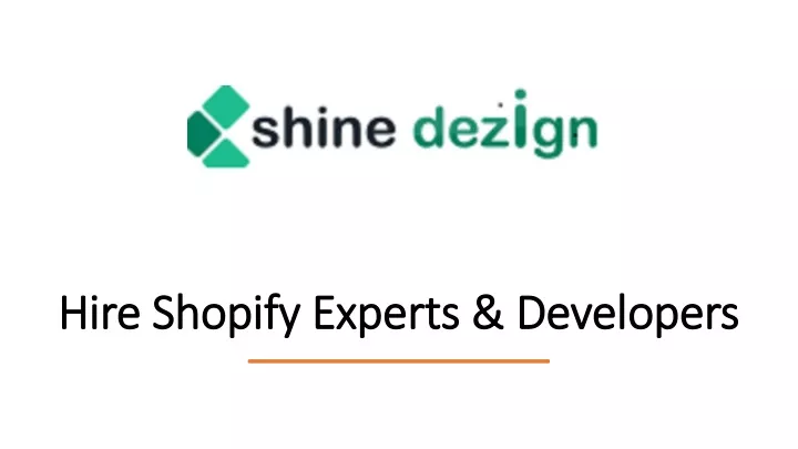 hire shopify experts developers