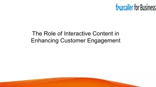 the role of interactive content in enhancing