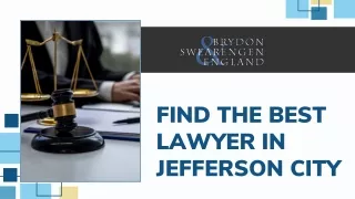 Find the best lawyer in Jefferson City