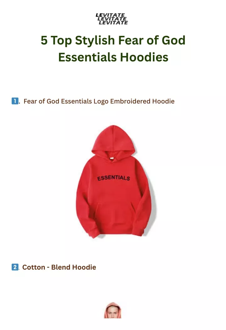 5 top stylish fear of god essentials hoodies