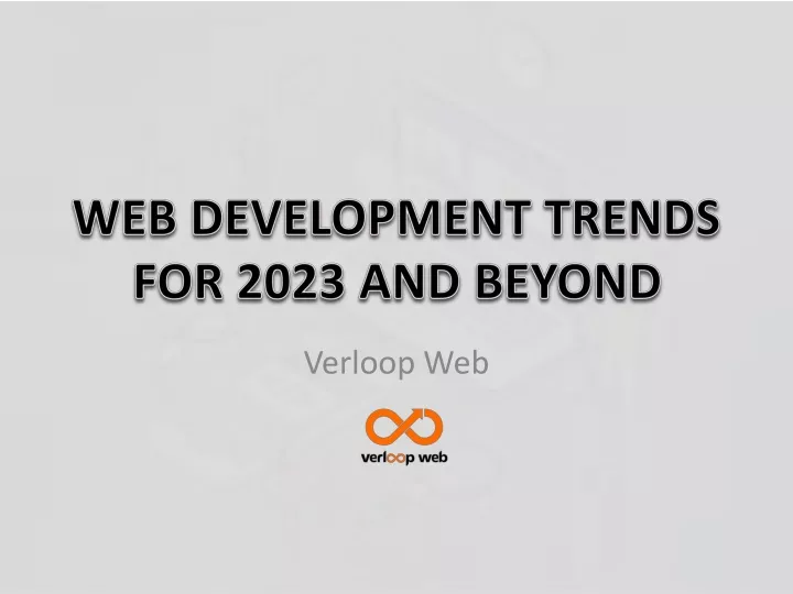 web development trends for 2023 and beyond