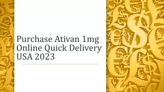 Purchase Ativan 1mg Online Quick Delivery USA 2023