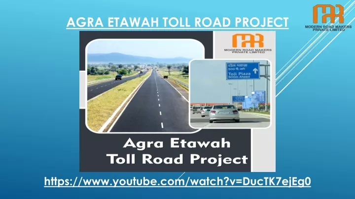 agra etawah toll road project