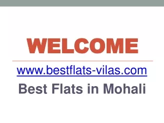 Best flat in mohali