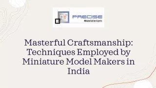 masterful craftsmanship techniques employed