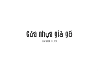 c a nh a gi g click to edit sub title