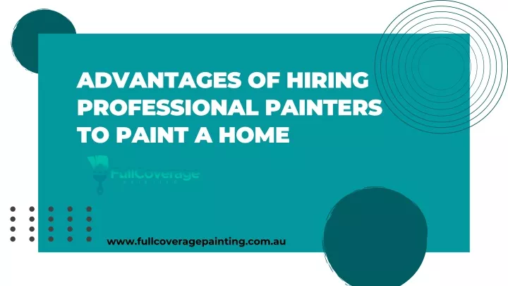 advantages of hiring professional painters