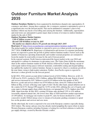 outdoor furniture market analysis 2035