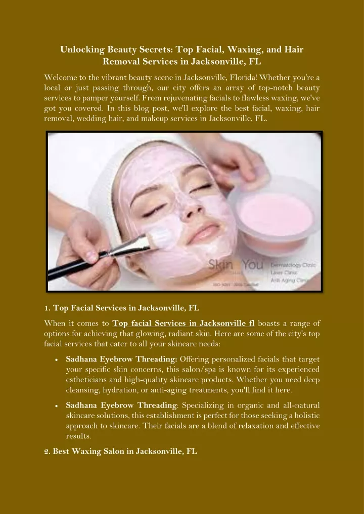 unlocking beauty secrets top facial waxing