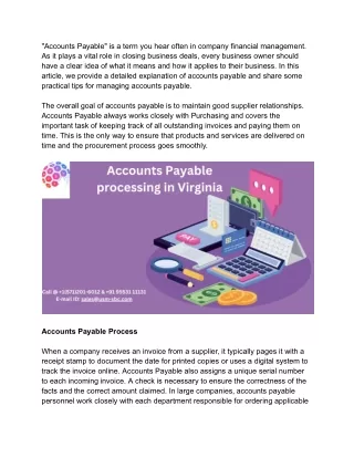 accounts payable is a term you hear often