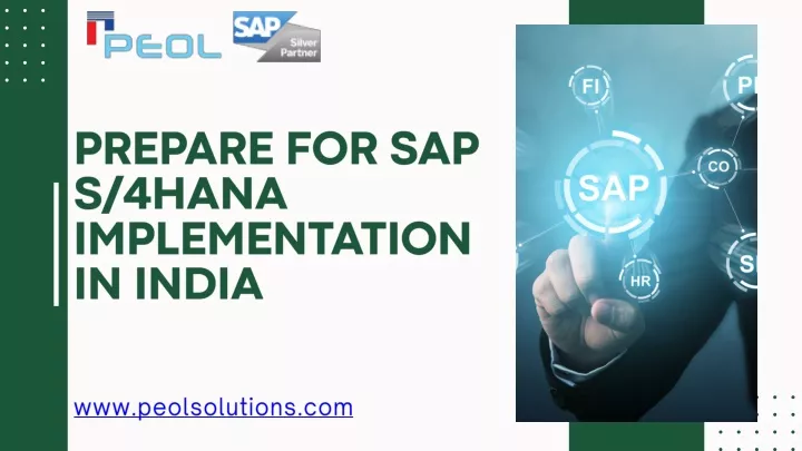 prepare for sap s 4hana implementation in india