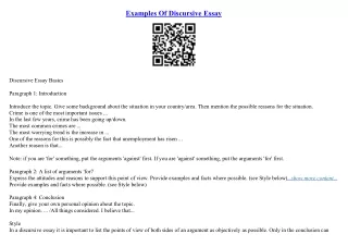 example of example essays