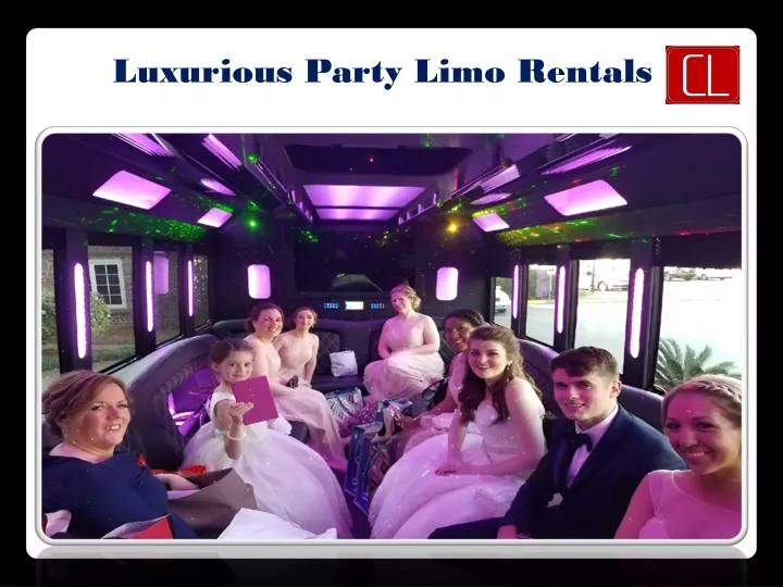 luxurious party limo rentals