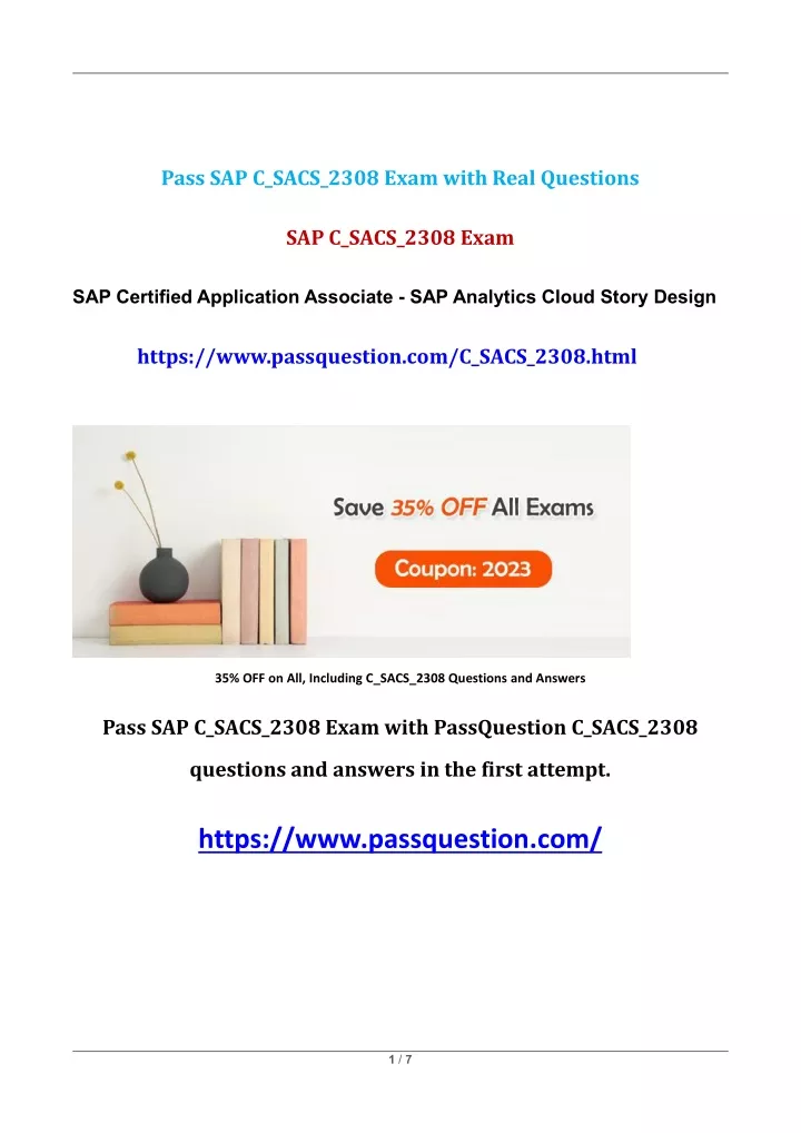 pass sap c sacs 2308 exam with real questions