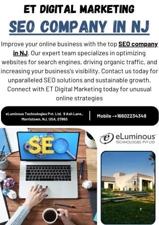 Et Digital Marketing   SEO company in NJ