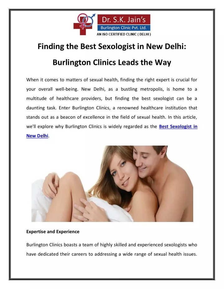 finding the best sexologist in new delhi