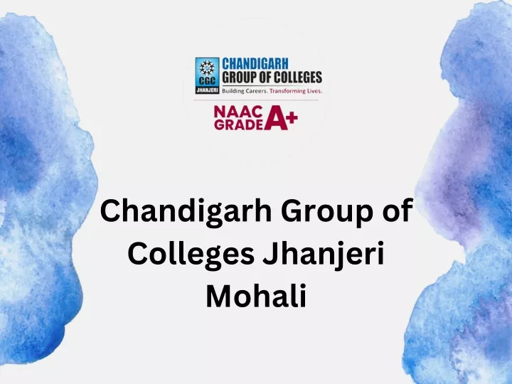 chandigarh group of colleges jhanjeri mohali