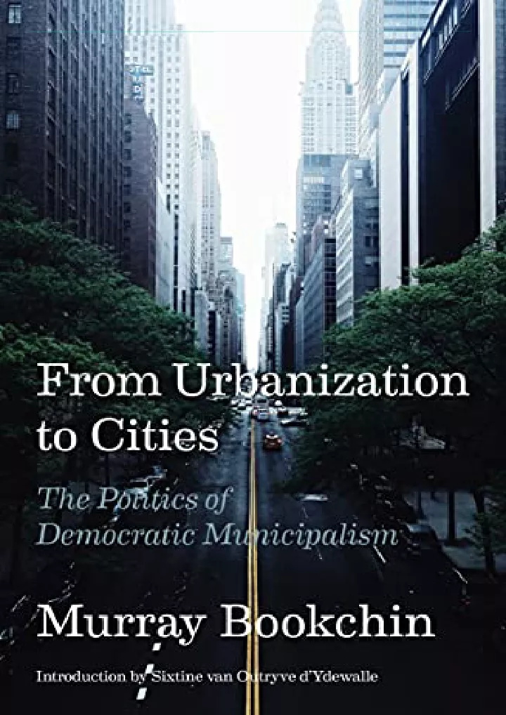 from urbanization to cities the politics