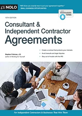 READ [PDF] Consultant & Independent Contractor Agreements read