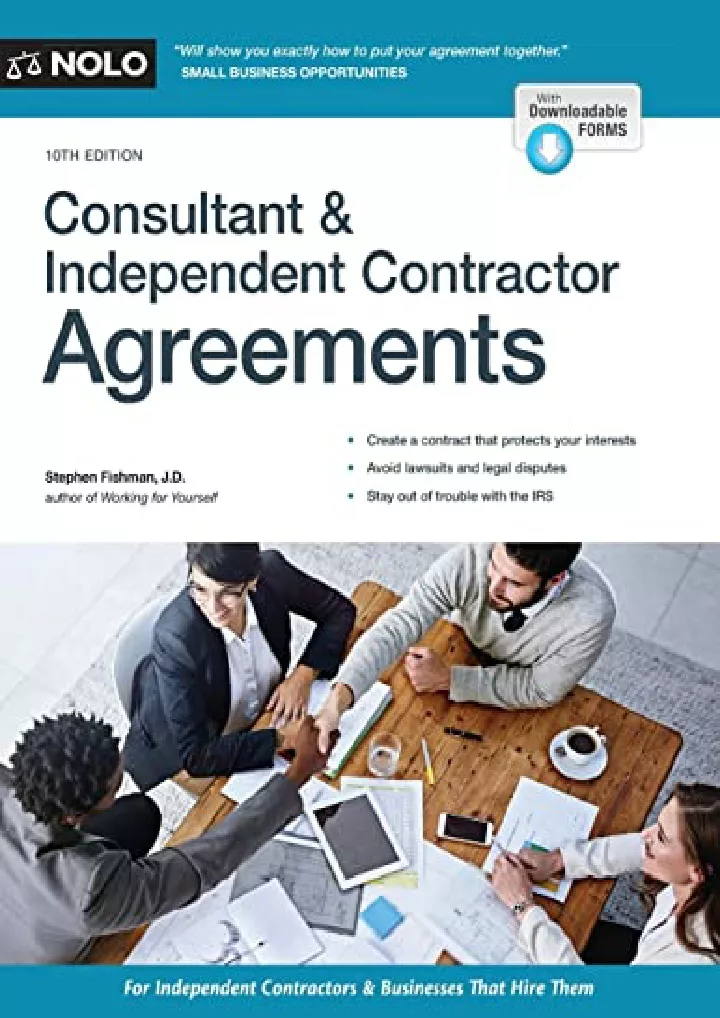 consultant independent contractor agreements