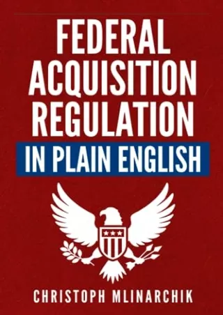 EPUB DOWNLOAD Federal Acquisition Regulation in Plain English: 700  Answers