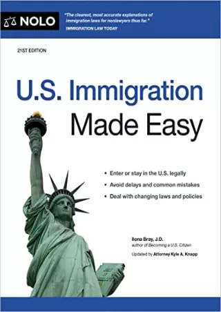 [PDF] DOWNLOAD EBOOK U.S. Immigration Made Easy read